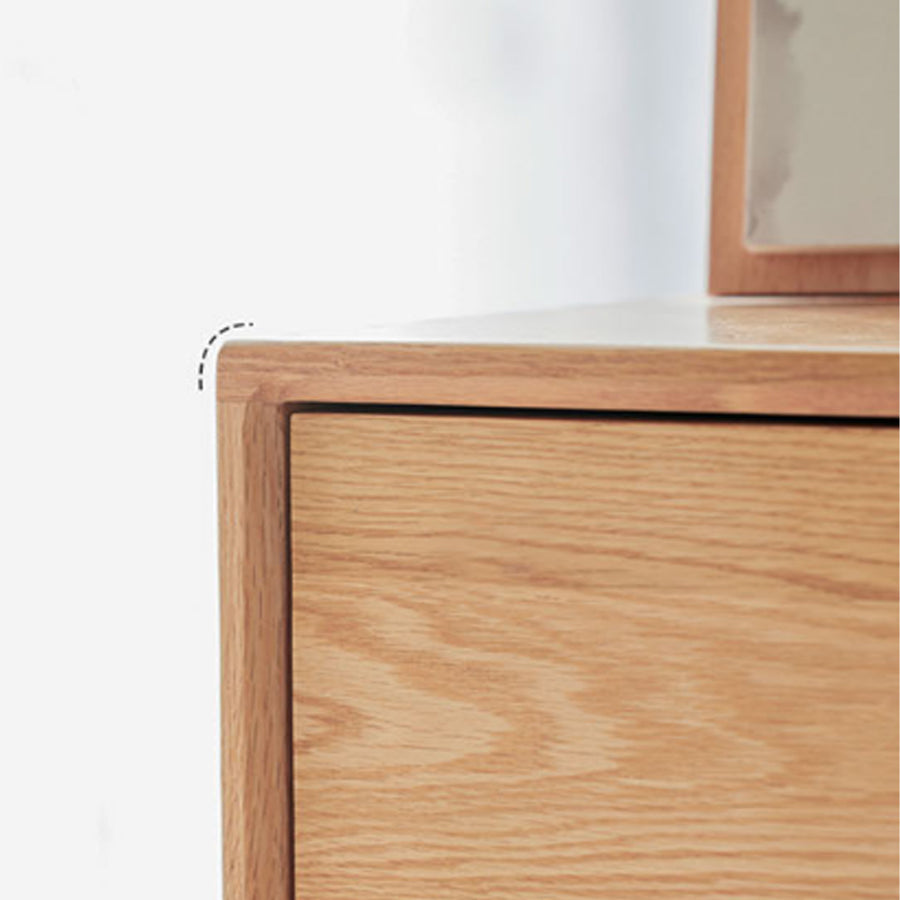 Waktravel Bedside Table, Solid Wood