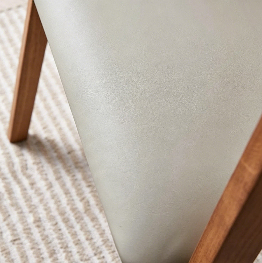 Waldron Rattan Dining Table Set detail showing table finish and proportions