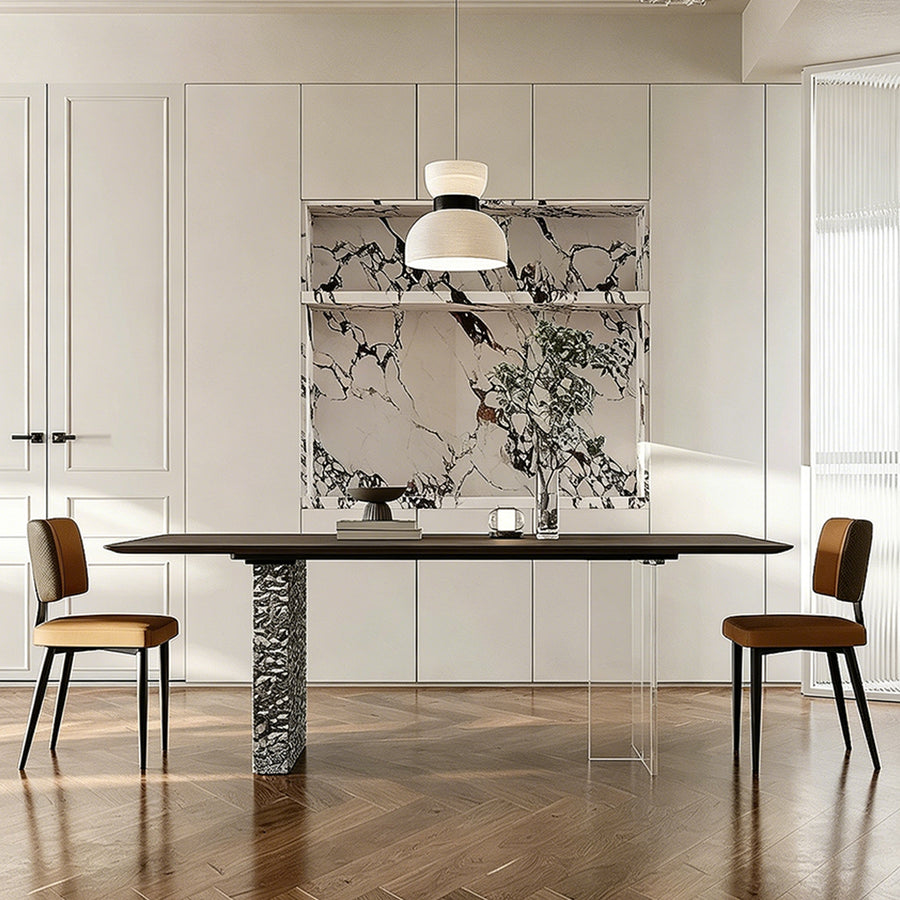 Winifred Dining Table front view as a modern dining table