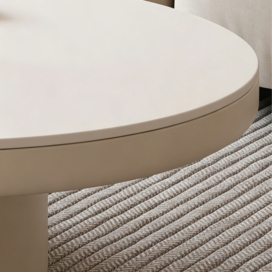 Yoho Coffee Table Set, Cream detail view for marble coffee table UK