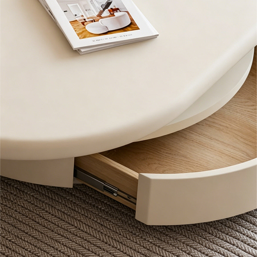 Yoho Coffee Table Set, Cream - modern coffee table