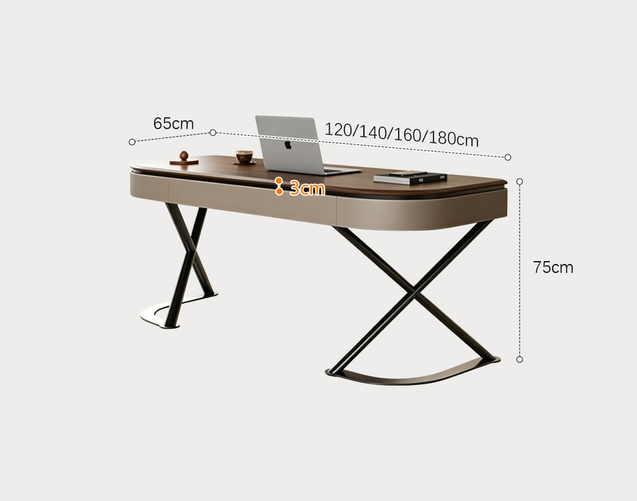 Yuna Office Desk With Storage & Office Chair