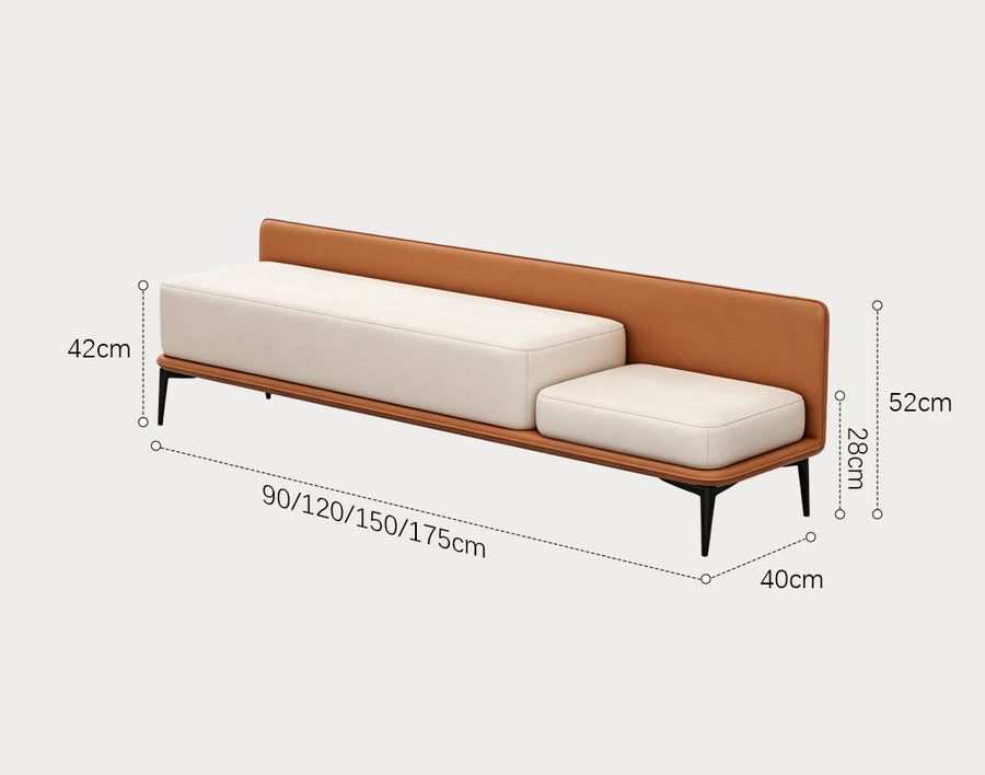 Yvonne Bench, Leather
