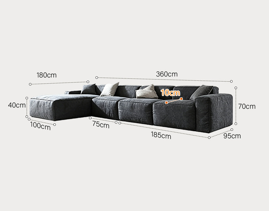 Zavia Two Seater, Three Seater Sofa, Linen product image 14