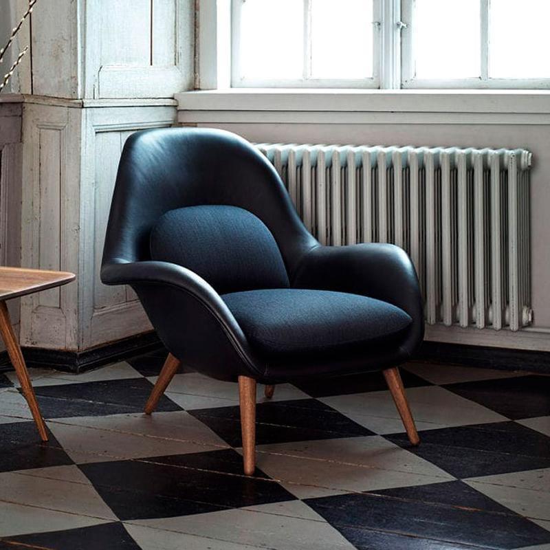 Kemble Armchair And Footstool, Velvet in a modern UK home