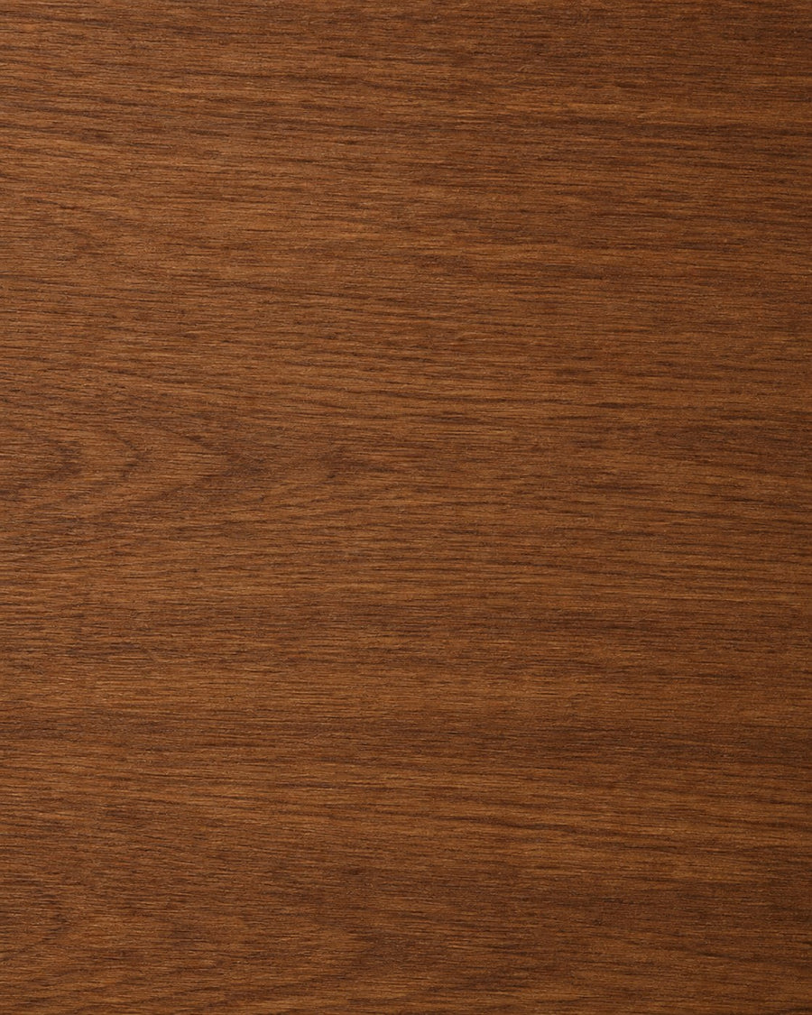 Atos dark oak tabletop material swatch