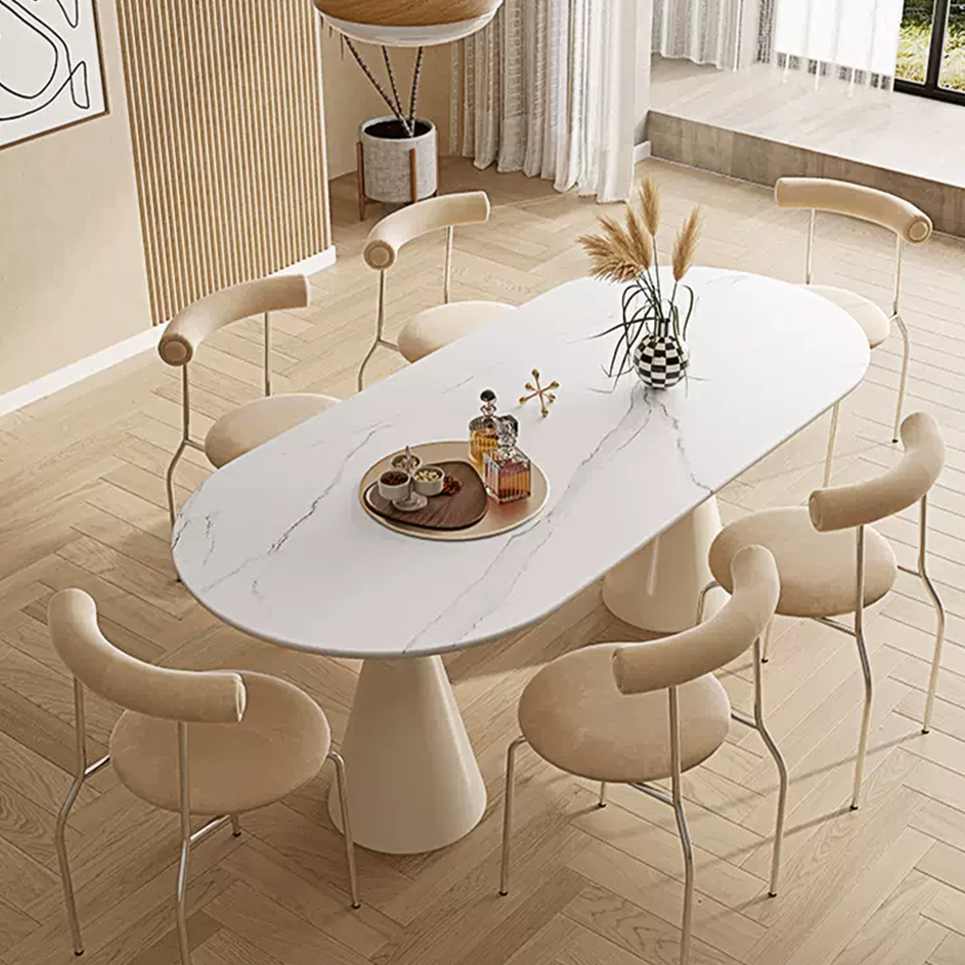 Doreen Dining Table, White-Rit Concept-Rit Concept