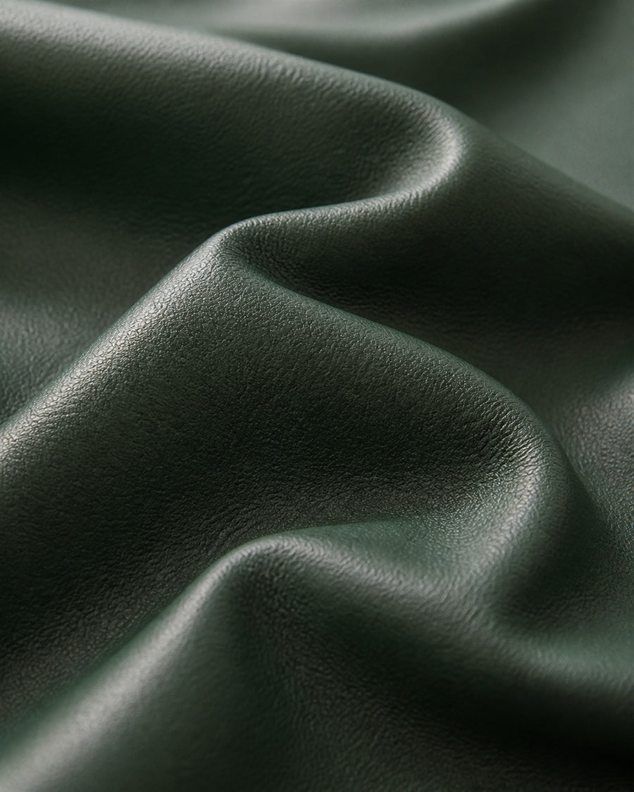 BH155 green leathaire fabric close-up