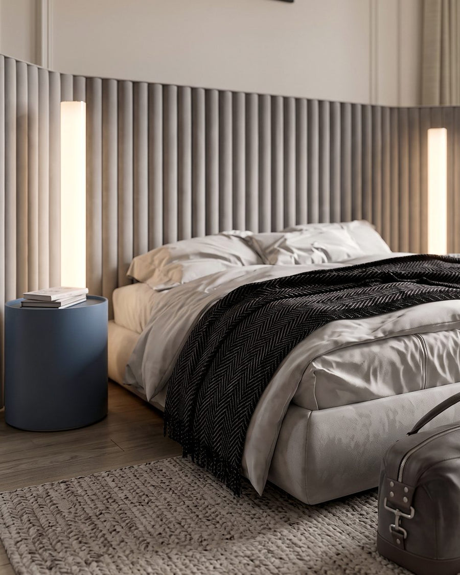 Soren King Size Bed, Super King Size, No Storage, Grey 产品图 13