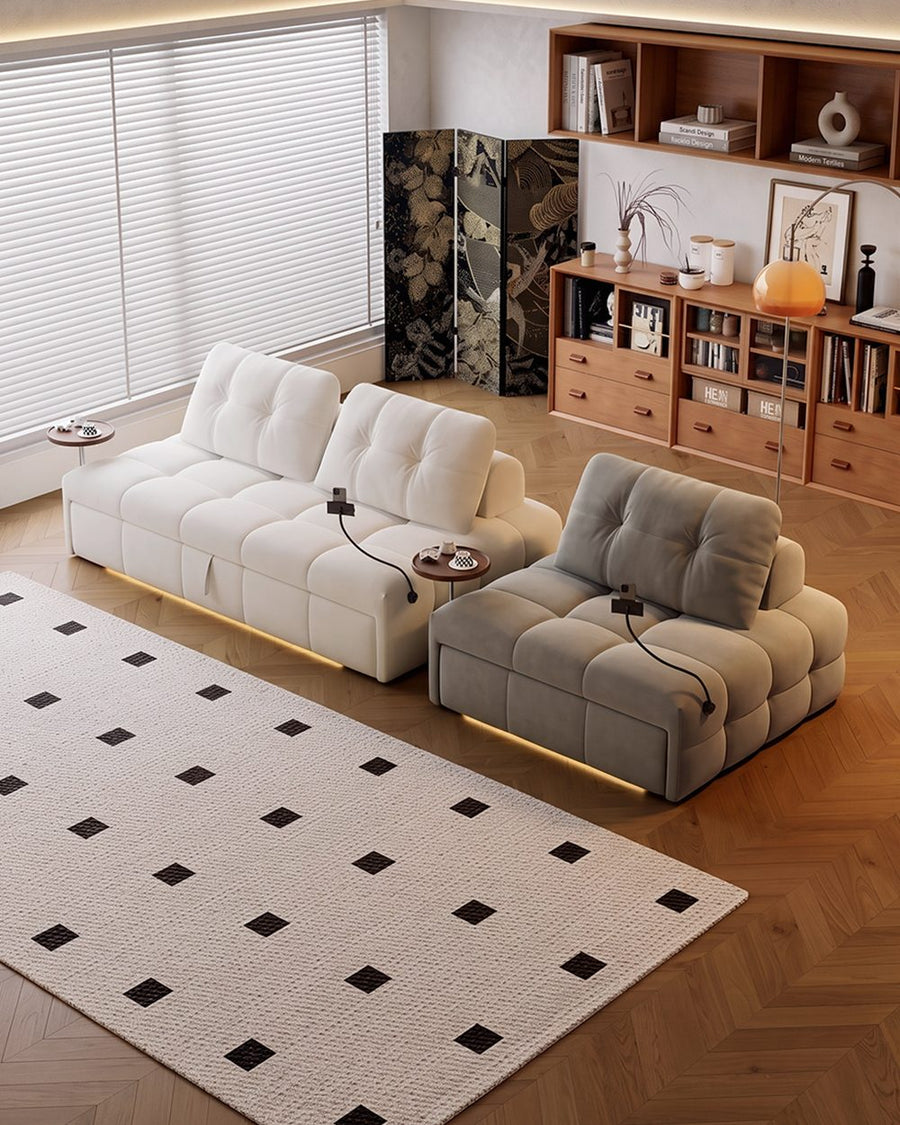 Harris Single Seater, Two Seater Sofa Bed, With Side Table & Smart Phone Holder 产品图 15