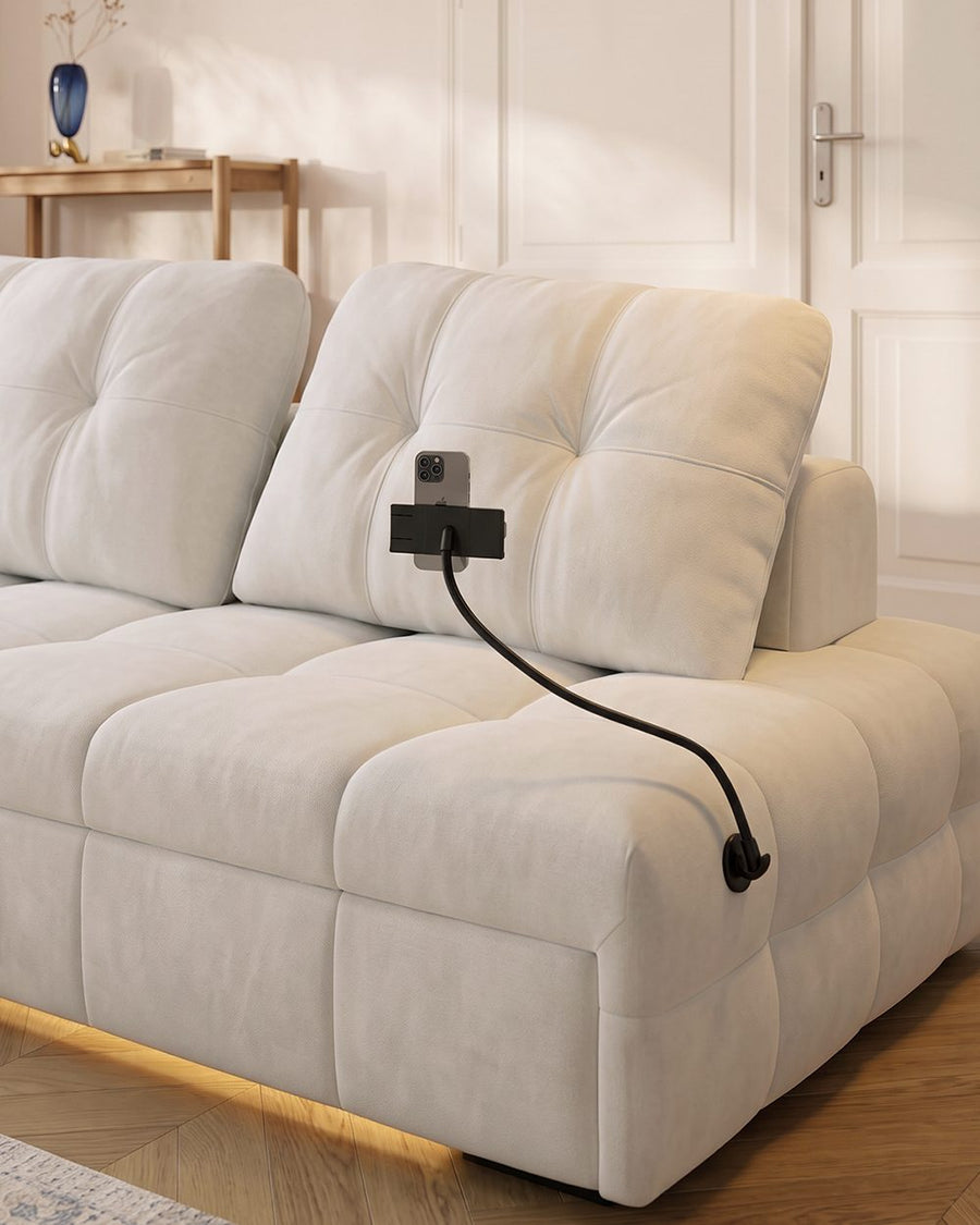 Harris Single Seater, Two Seater Sofa Bed, With Side Table & Smart Phone Holder 产品图 22