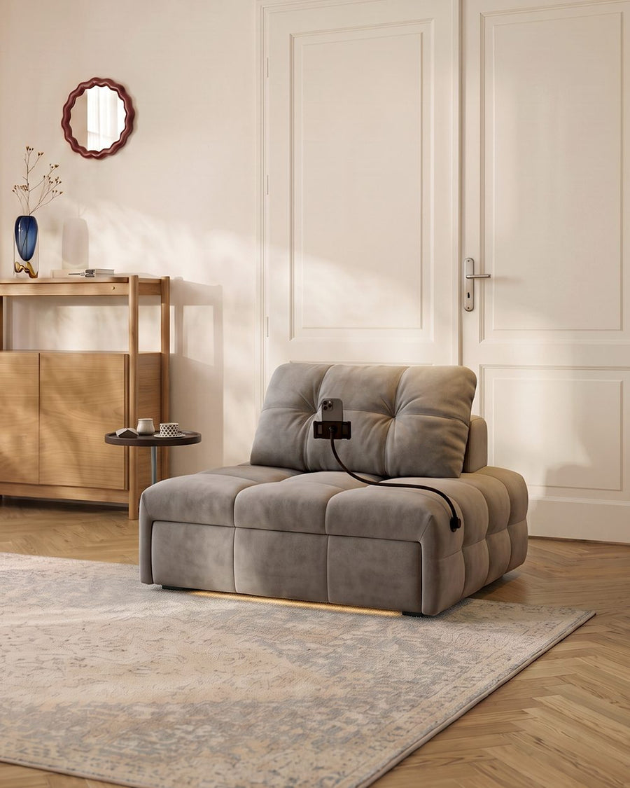 Harris Single Seater, Two Seater Sofa Bed, With Side Table & Smart Phone Holder 产品图 26