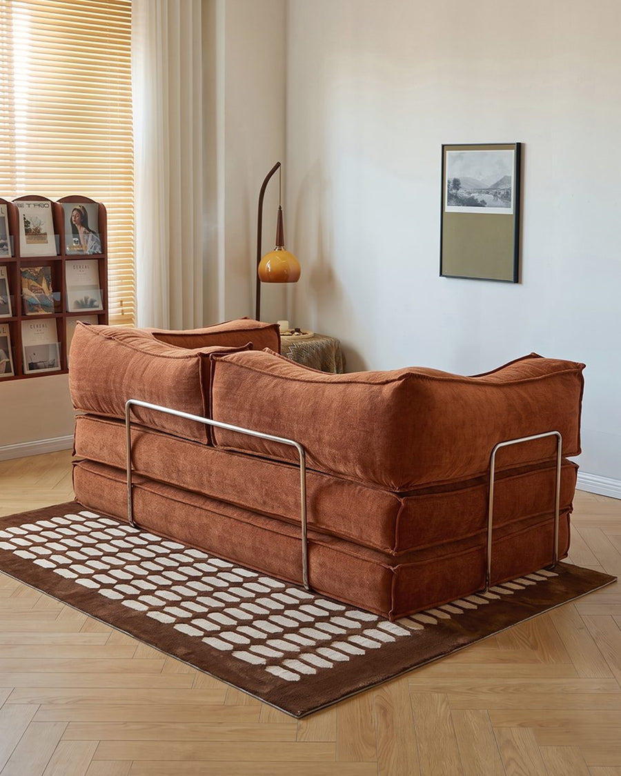 Hernández Foldable Lazy Sofa Bed For Lounging, Corduroy 产品图 12