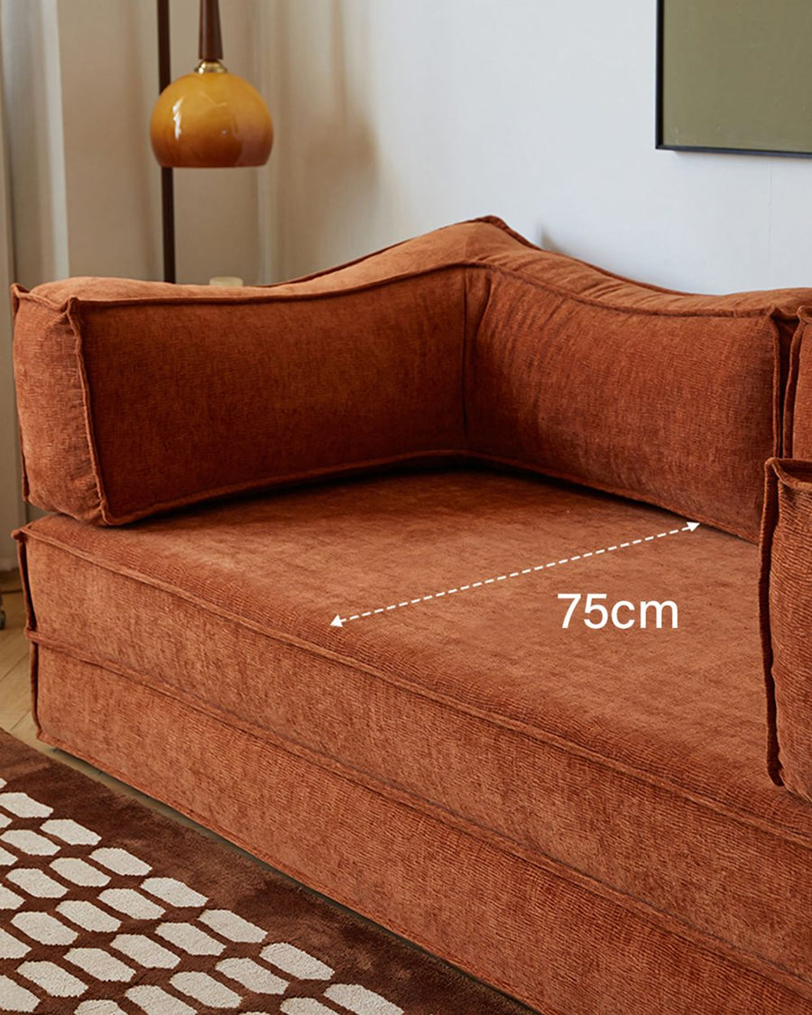 Hernández Foldable Lazy Sofa Bed For Lounging, Corduroy 产品图 13