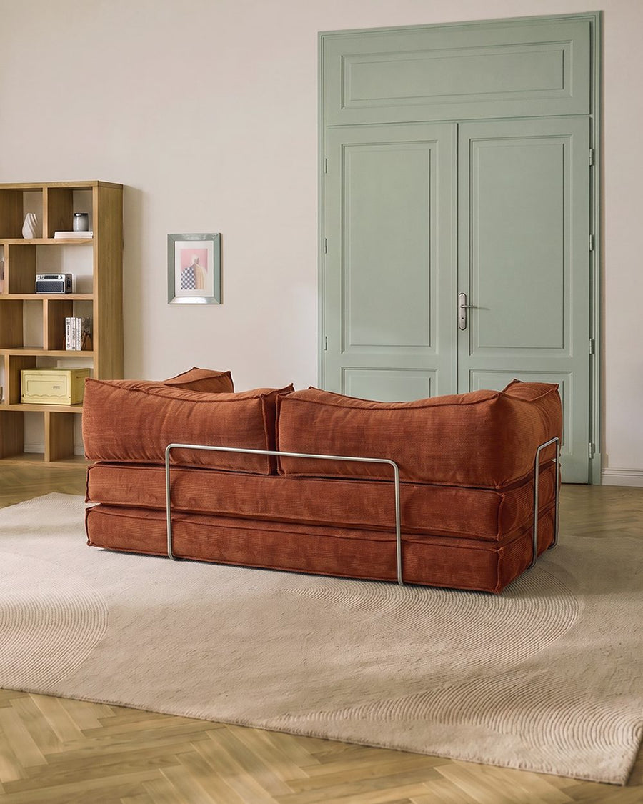Hernández Foldable Lazy Sofa Bed For Lounging, Corduroy 产品图 11