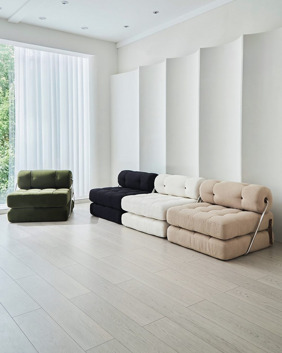 Kumar Single Seater Sofa Bed, Boucle 产品图 11