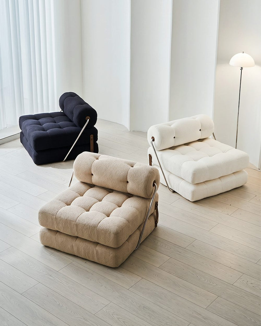 Kumar Single Seater Sofa Bed, Boucle 产品图 12