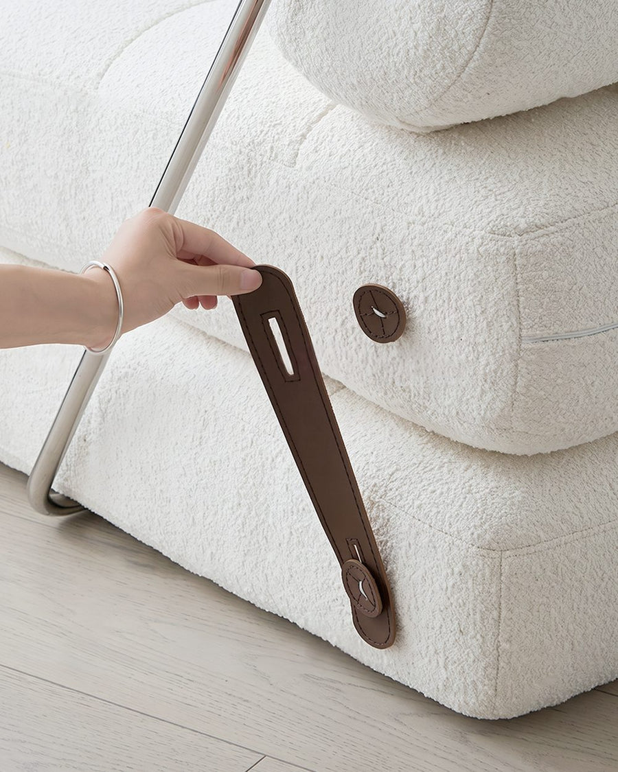 Kumar Single Seater Sofa Bed, Boucle 产品图 15