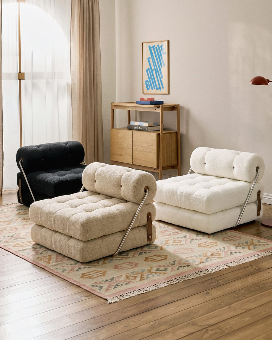 Kumar Single Seater Sofa Bed, Boucle 产品图 15