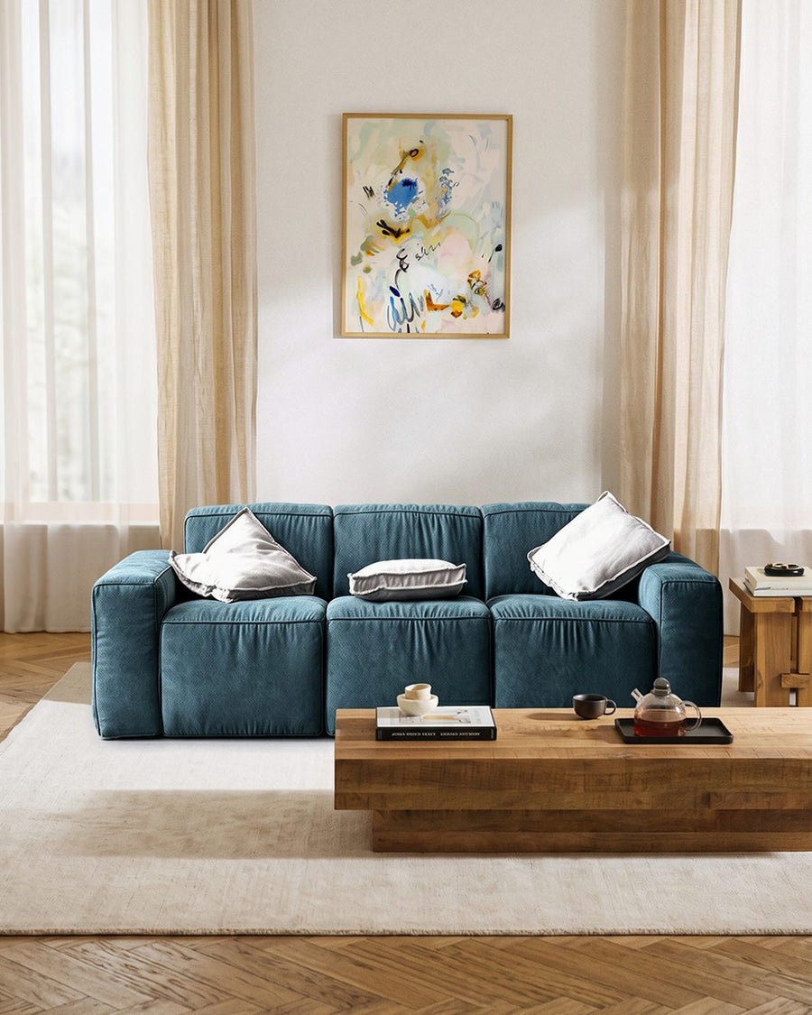 Zavia Three Seater Corner Sofa, Linen 产品图 18