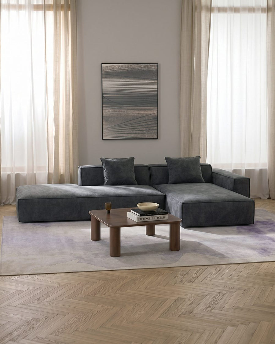Hoshi HB12 Three Seater Corner, Four Seater Corner Sofa, Suede 产品图 14