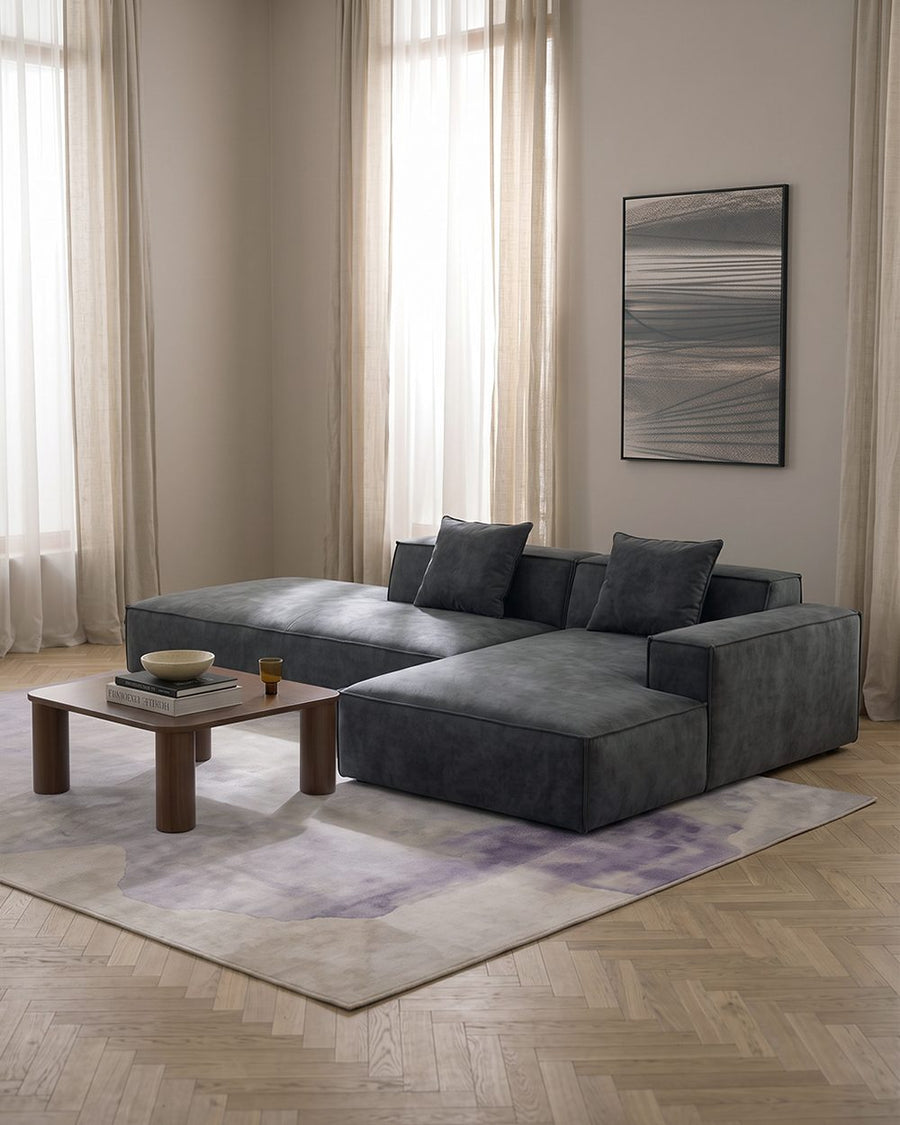 Hoshi HB12 Three Seater Corner, Four Seater Corner Sofa, Suede 产品图 15