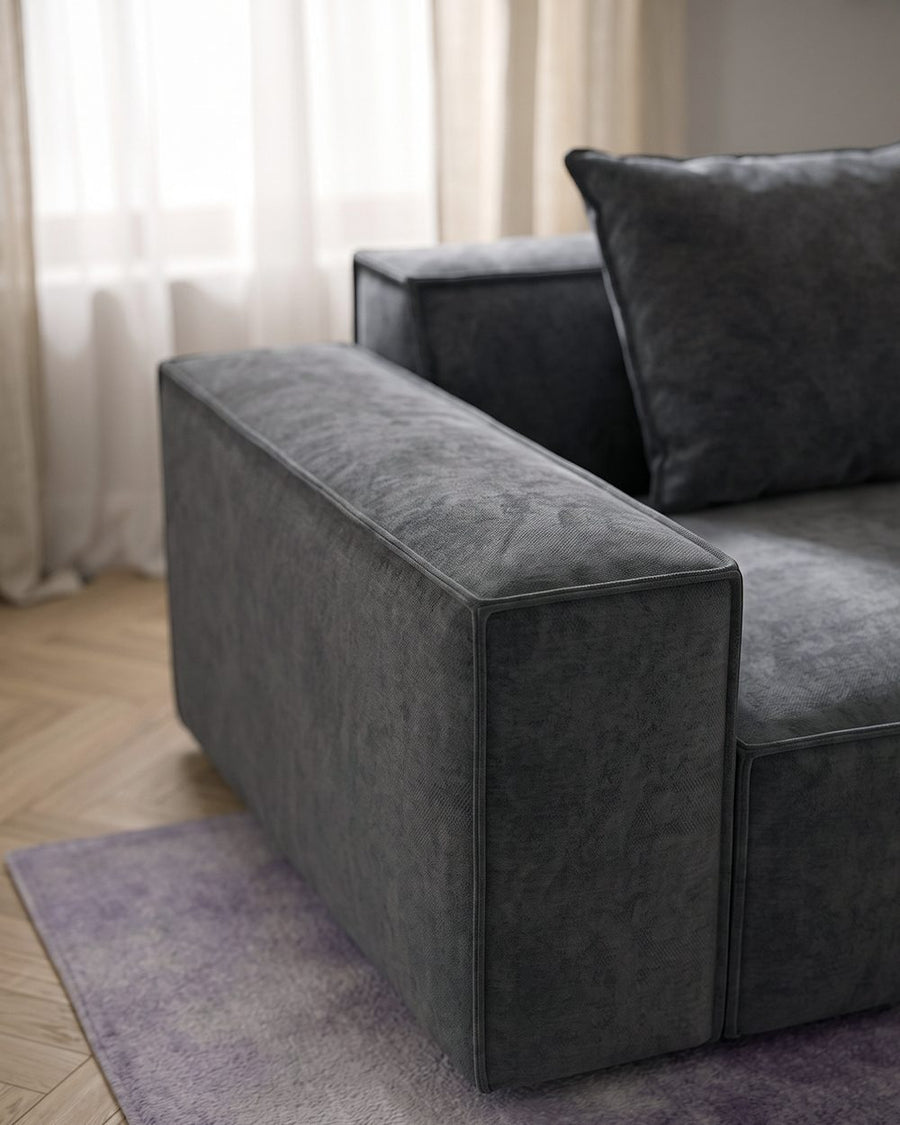 Hoshi HB12 Three Seater Corner, Four Seater Corner Sofa, Suede 产品图 20
