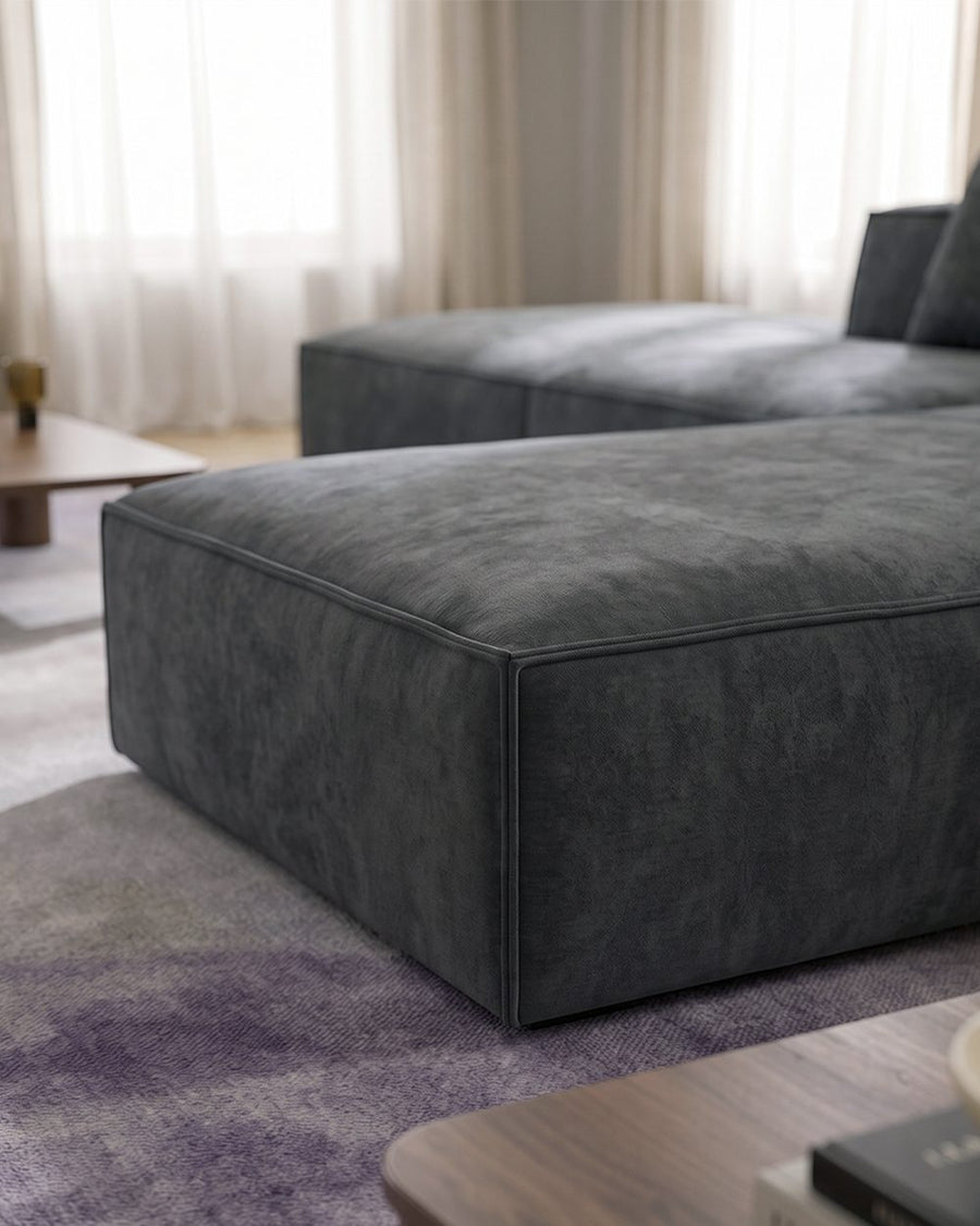 Hoshi HB12 Three Seater Corner, Four Seater Corner Sofa, Suede 产品图 21
