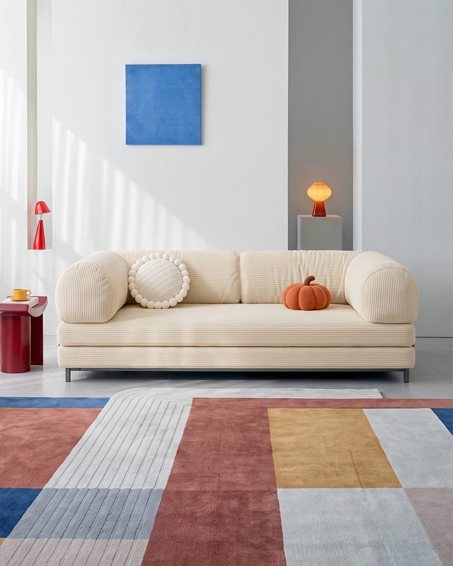 Choudhury Two Seater Sofa Bed, Backrest Washable, Corduroy 产品图 20