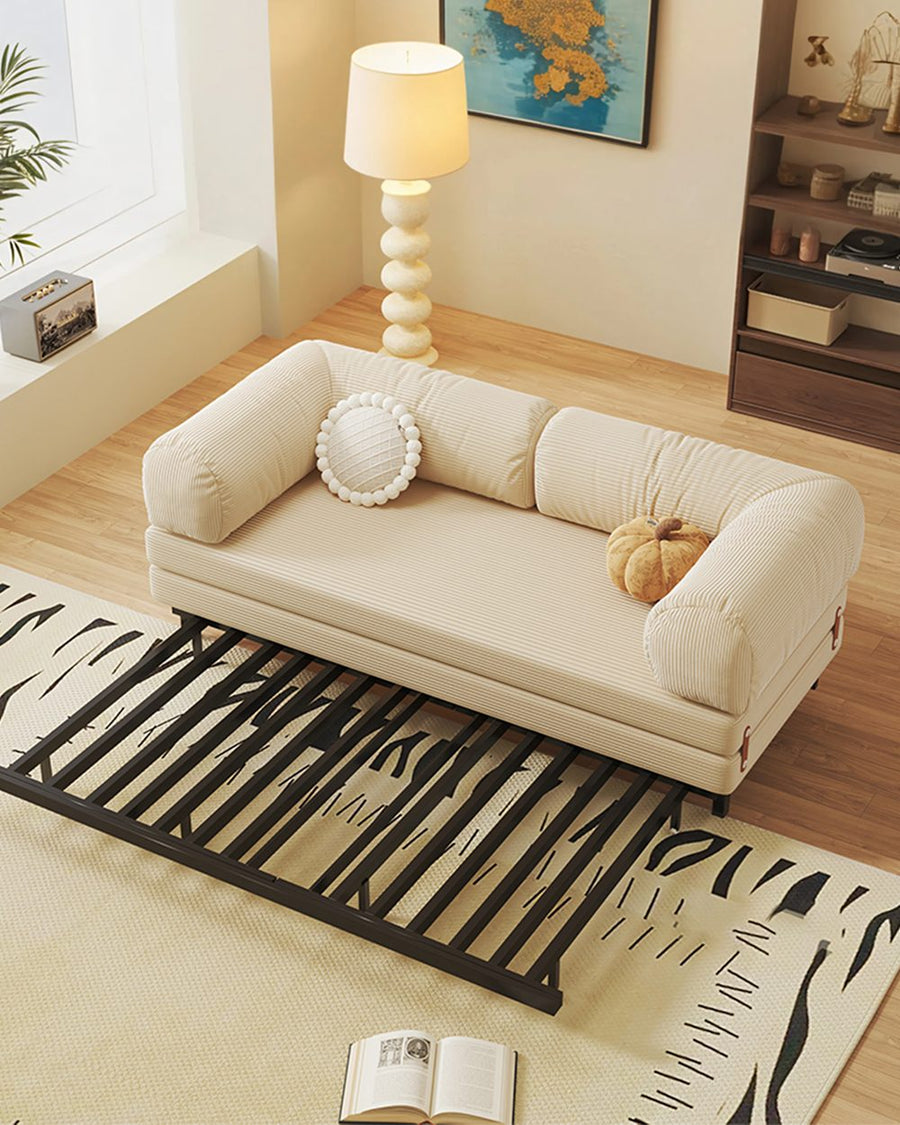 Choudhury Two Seater Sofa Bed, Backrest Washable, Corduroy 产品图 22