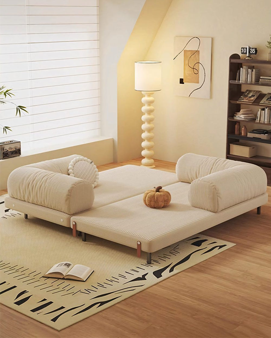 Choudhury Two Seater Sofa Bed, Backrest Washable, Corduroy 产品图 23