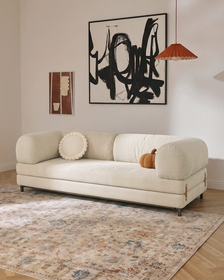 Choudhury Two Seater Sofa Bed, Backrest Washable, Corduroy 产品图 14