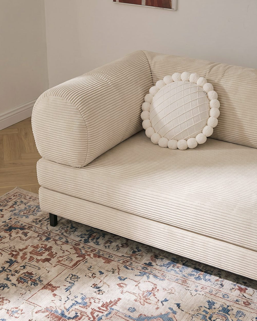 Choudhury Two Seater Sofa Bed, Backrest Washable, Corduroy 产品图 22