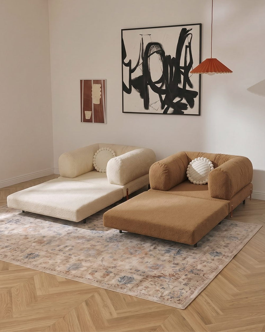 Choudhury Two Seater Sofa Bed, Backrest Washable, Corduroy 产品图 20