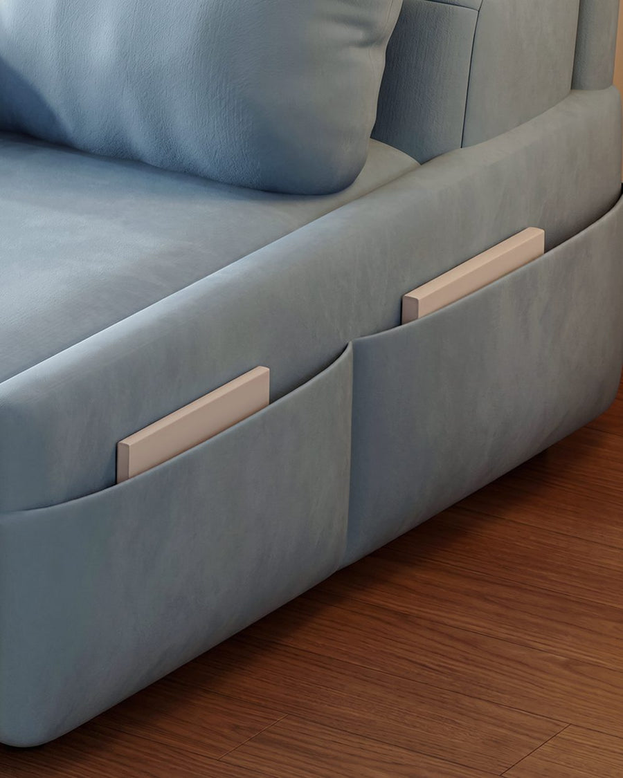 Sokolov Single Seater Sofa Bed, Two Seater Sofa Bed, Blue 产品图 19