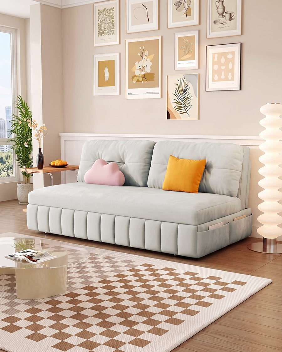 Sokolov Single Seater Sofa Bed, Two Seater Sofa Bed, Blue 产品图 15