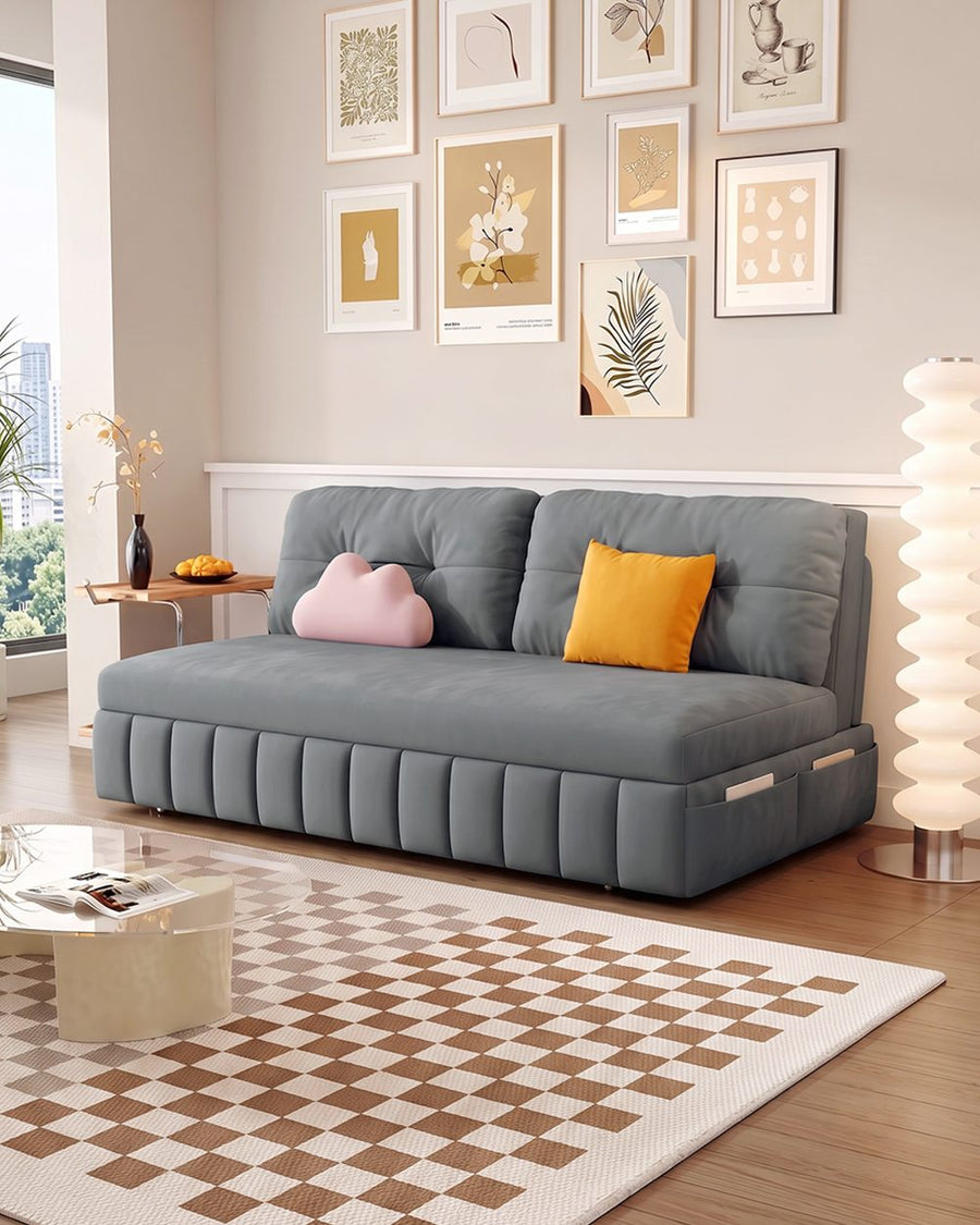 Sokolov Single Seater Sofa Bed, Two Seater Sofa Bed, Blue 产品图 16