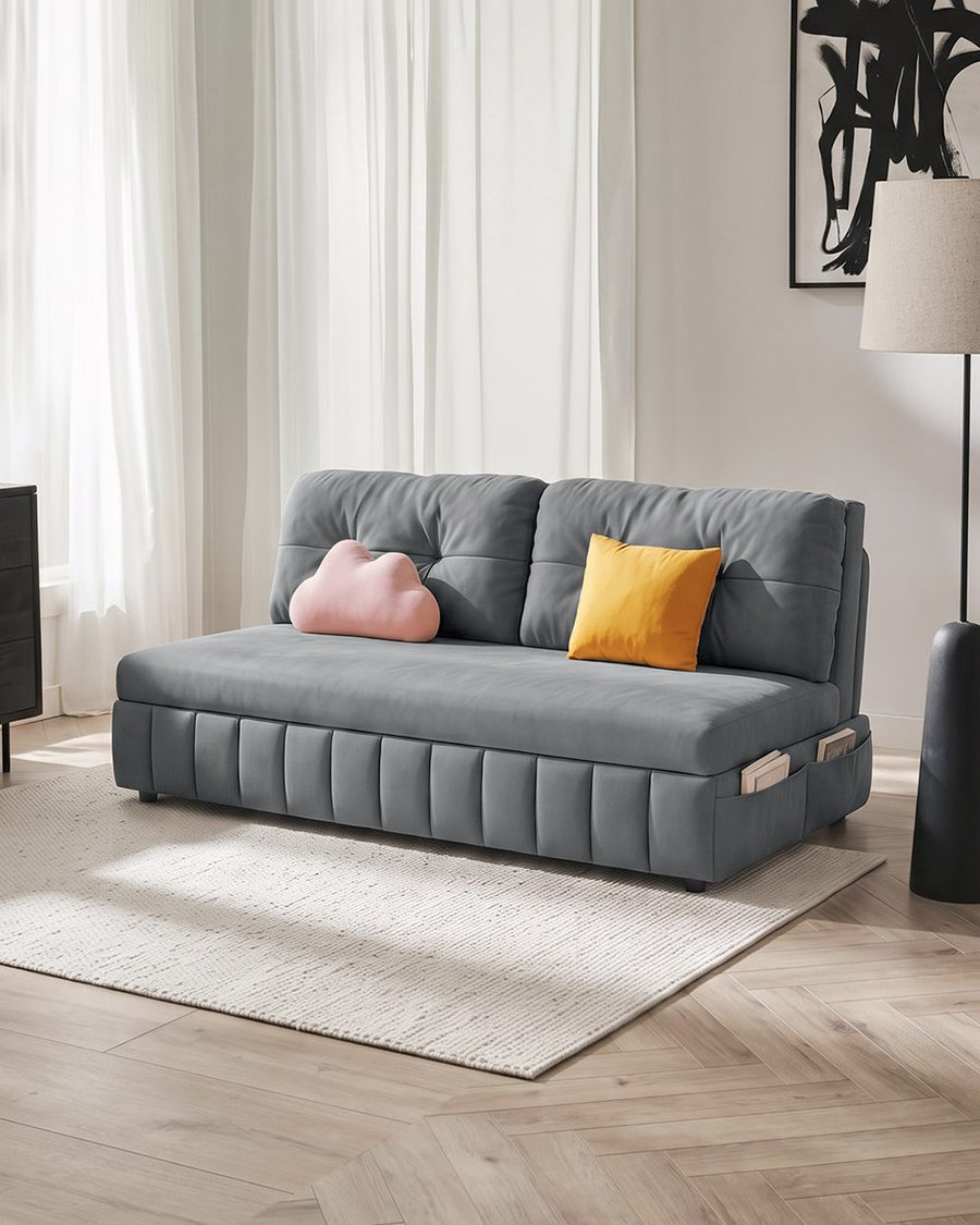 Sokolov Single Seater Sofa Bed, Two Seater Sofa Bed, Blue 产品图 21