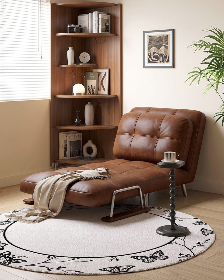 O'Reilly Single Seater Sofa Bed, Brown Leather 产品图 9