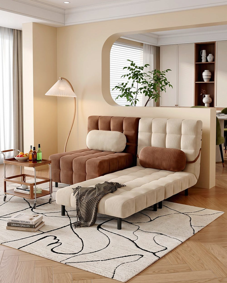 Mendez Single Sofa Bed, Two Seater Sofa Bed, Corduroy 产品图 10