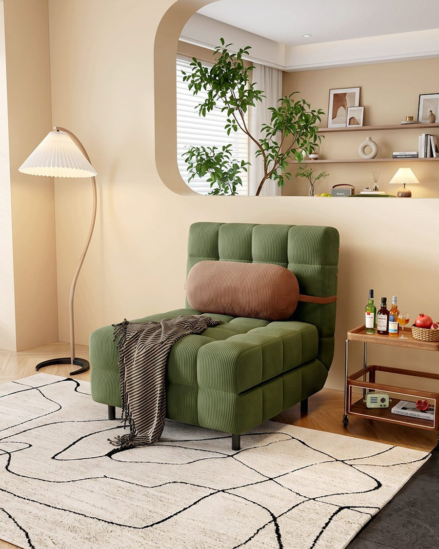 Mendez Single Sofa Bed, Two Seater Sofa Bed, Corduroy 产品图 14