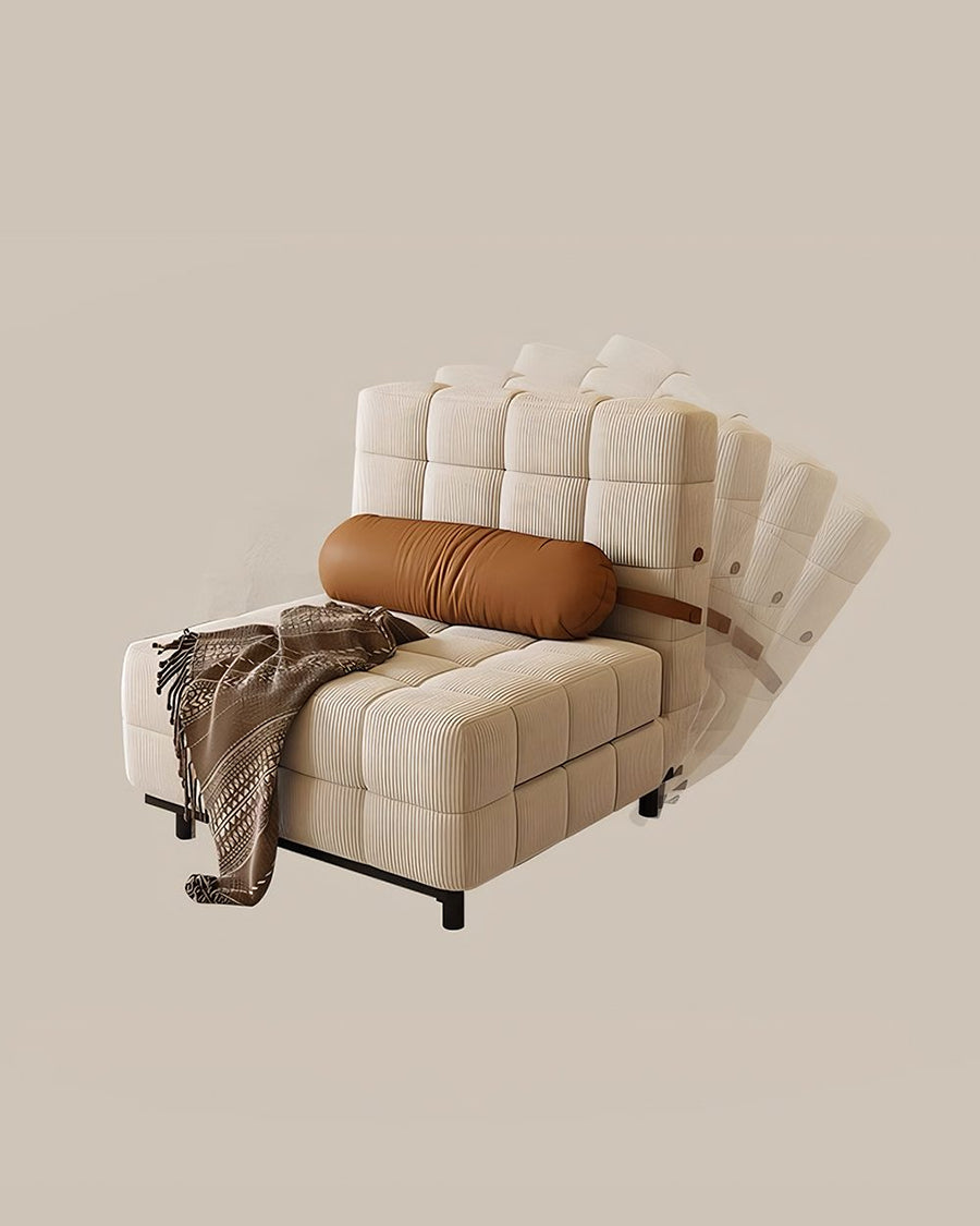 Mendez Single Sofa Bed, Two Seater Sofa Bed, Corduroy 产品图 16
