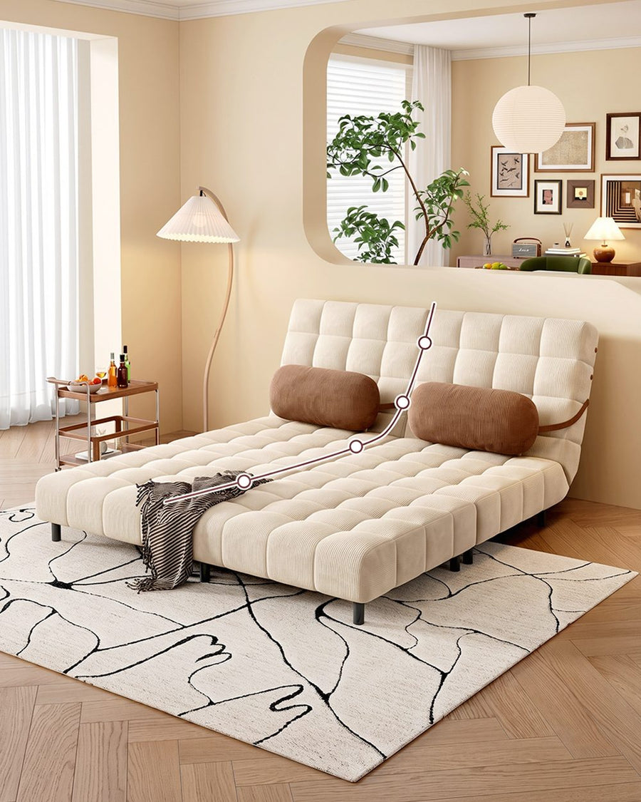 Mendez Single Sofa Bed, Two Seater Sofa Bed, Corduroy 产品图 18