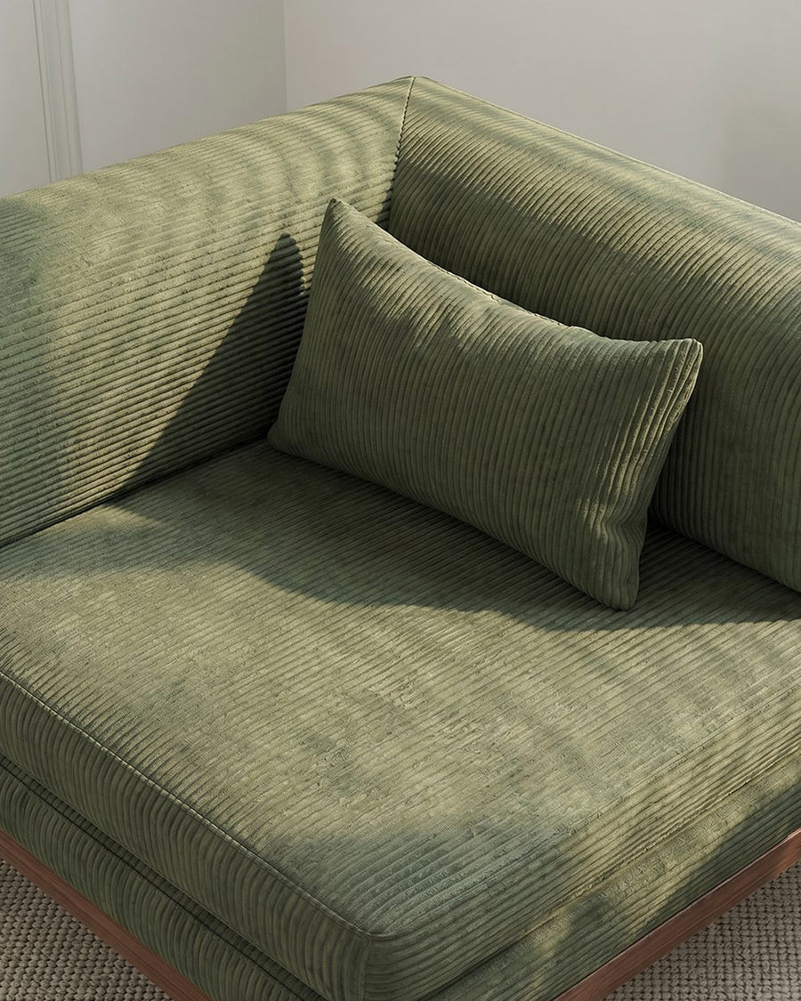 Al-Farsi Corner Sofa Bed, Single Sofa Chair, Corduroy 产品图 22