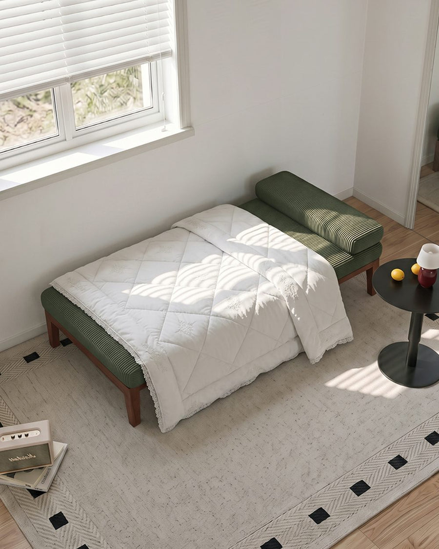 Al-Farsi Corner Sofa Bed, Single Sofa Chair, Corduroy 产品图 15