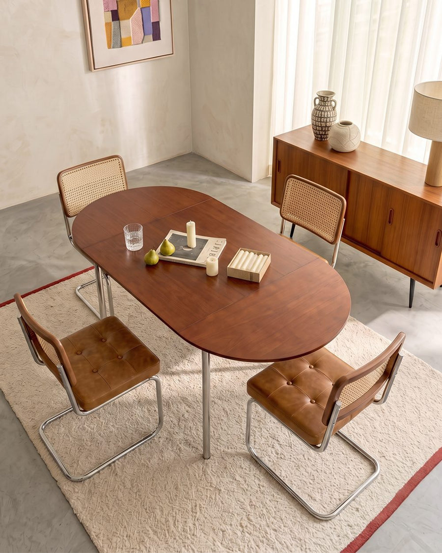 Tsvetkov Foldable Dining Table, Oval, Solid Wood 产品图 14