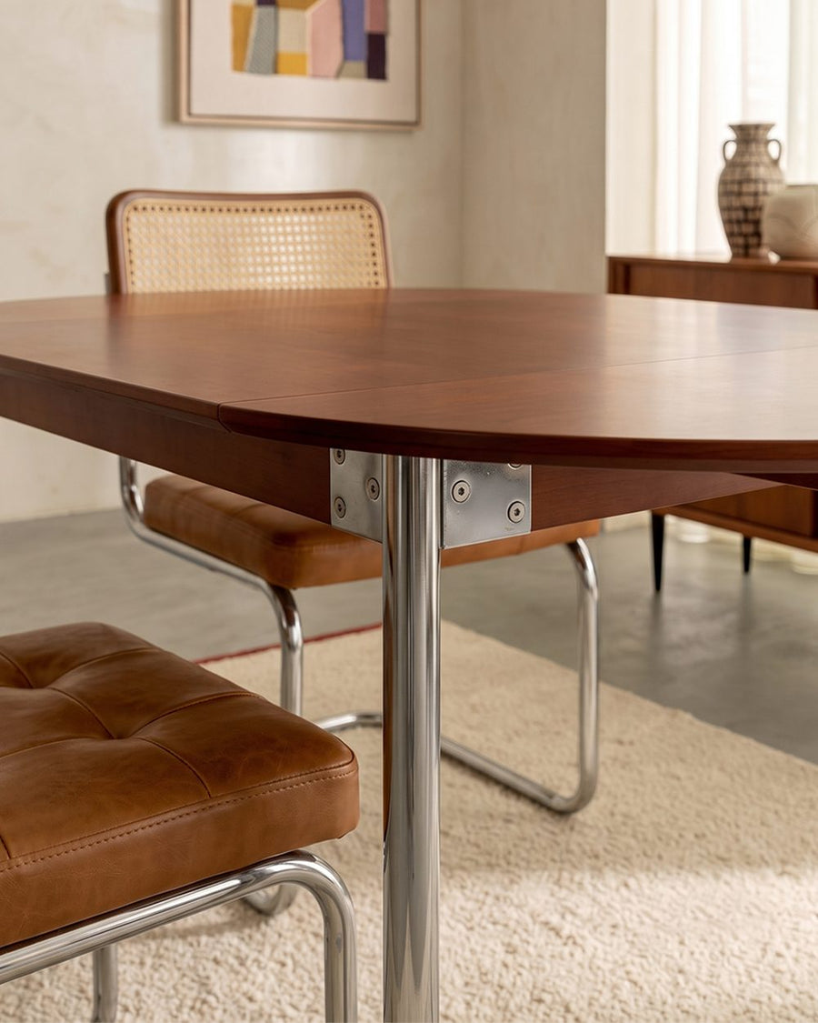 Tsvetkov Foldable Dining Table, Oval, Solid Wood 产品图 17