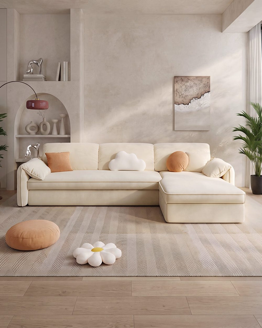 Bhatnagar Three Seater Corner Sofa Bed With Storage 产品图 13