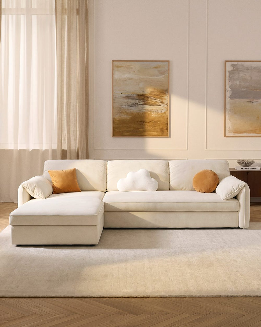 Bhatnagar Three Seater Corner Sofa Bed With Storage 产品图 10