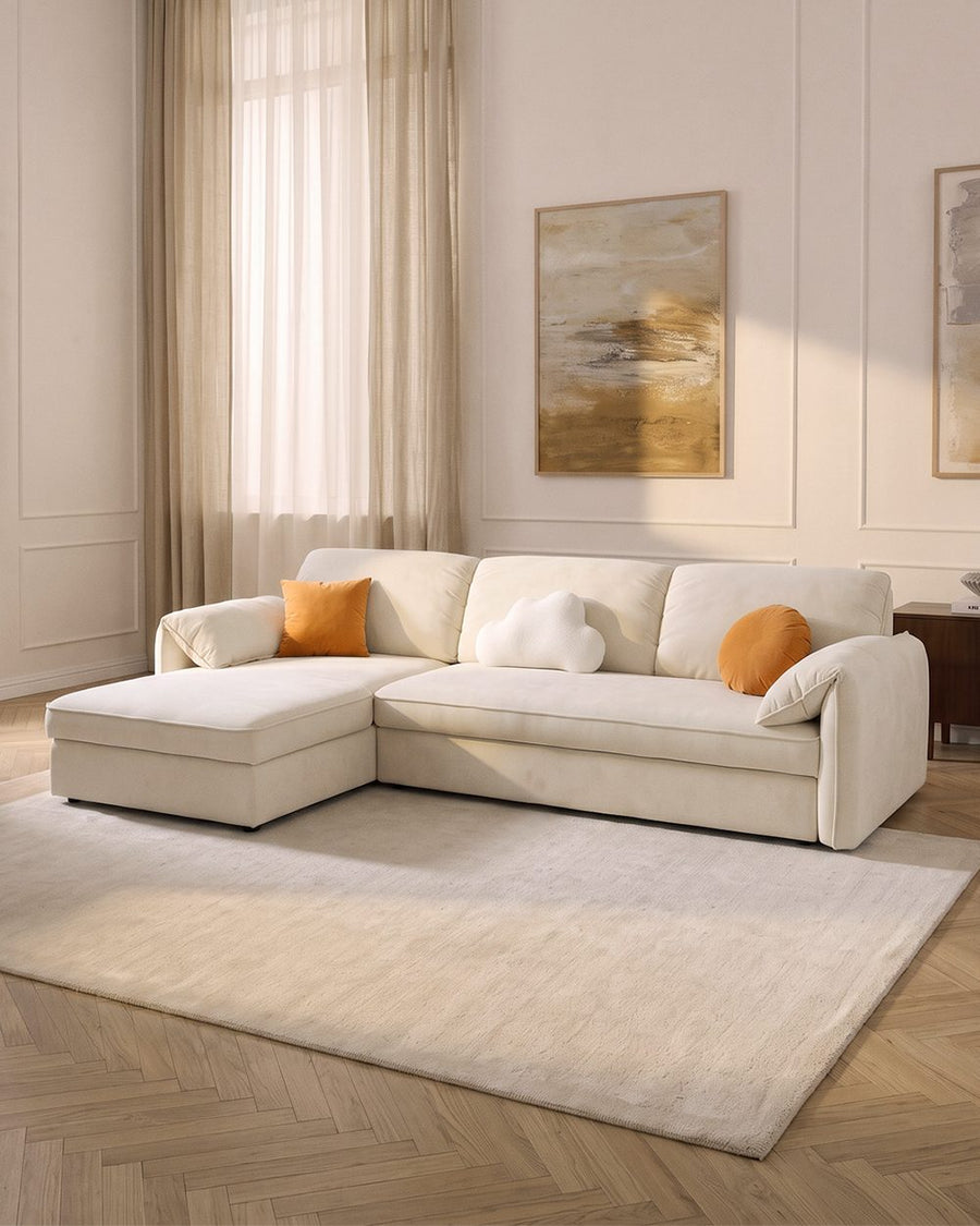Bhatnagar Three Seater Corner Sofa Bed With Storage 产品图 12